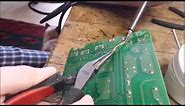 Soldering fuse terminals to a circuit board