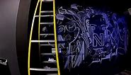 BLACK LIGHT GLOWING MURAL // Hand Drawn Mural Painted From Start To Finish / HOW I MADE IT GLOW