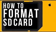 How to Format a Memory Card