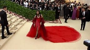 Nicki Minaj on the red carpet for the MET Costume Institute Gala