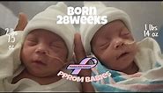 Twins born at 28 weeks | NICU Journey (PPROM)