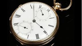 Victorian gold fusee pocket watch by William Dixon, London, chronometer maker to the Admiralty.