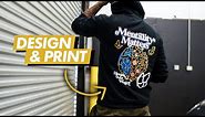 Exactly How I Made This Design and Printed This Hoodie - Step By Step