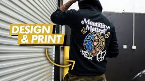 Exactly How I Made This Design and Printed This Hoodie - Step By Step