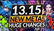 NEW PATCH 13.15 Buffs + Nerfs - HUGE ITEM and CHAMPION CHANGES (Full Notes) - LoL Meta Guide