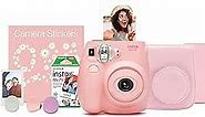 FUJIFILM Instax Mini 7s Instant Camera Bundle - Light Pink