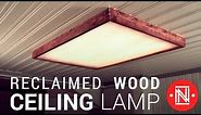 Making a Reclaimed Wood Box Light || How-to