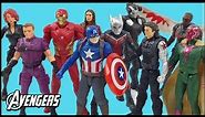 Avengers Superheroes Marvel Captain America Civil War Figures Toy Iron Man Black Widow Unboxing