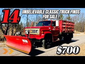 14 Unbelievable Classic Trucks for Sale – Rare Craigslist Finds!