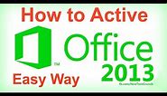 How to Activate Microsoft Office Professional Plus 2013