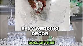 NEW DOLLAR TREE WEDDING IDEAS | SPRING WEDDING CENTERPIECE DIY | GLAM DIY ON A BUDGET FT BeeBeeCraft