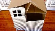 How to make a cardboard cubby house