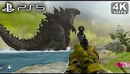 CALL OF DUTY WARZONE Godzilla Vs Kong PS5 Gameplay 4K 60FPS