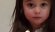 Little Girl Confused Face Reaction On Santa Claus