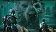 Atreus puts Fenrir's Soul into the Giant Wolf Garm - God of War Ragnarok