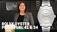 Timeless Elegance: Rolex Oyster Perpetual 41 & 34 Steel Silver Dial Watches | SwissWatchExpo