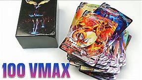 Opening 100 VMAX Pokemon Cards Box - But all FAKE