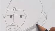 "How to Draw Brock Lesnar Turing Into Cartoon" #drawing #tutorial #cartoon #shortsfeed
