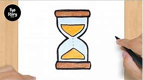 #493 How to Draw a Hourglass - Easy Drawing Tutorial