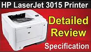HP LaserJet P3015 Printer | Review | Specs | Speed