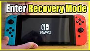 How to enter RECOVERY MODE on Nintendo Switch (Maintenance Mode)