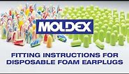 Foam Earplug Fitting Instructions