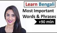 Learn Bengali - 600 Most Important Words and Phrases!