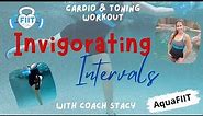 Invigorating Cardio and Toning Pool Full Water Workout / FREE/ AquaFIIT