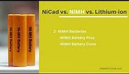 NiCad vs. NiMH vs. Lithium-ion – Which Battery Type is Best