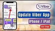 Update Viber Messenger App on iPhone or iPad