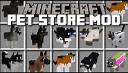 Minecraft PET STORE MOD / PLAY WITH HAMSTERS, DOGS AND CATS!! Minecraft