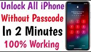Unlock All iPhone Without Passcode | How Unlock iPhone Forgot Passcode