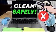 How to Safely Clean Laptop's or MacBook's Screen/Display