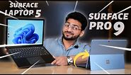Best Thin & Light Laptops 🔥 | Microsoft Surface Pro 9 & Surface Laptop 5 Quick Review 🤩