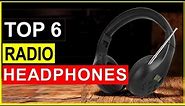 ✅Top 6: Best Radio Headphones in 2023 | Best Radio Headphones - Reviews