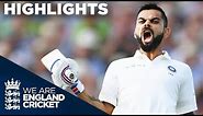 Virat Kohli Scores 1st Test Century In England | England v India 1st Test Day 2 2018 - Highlights