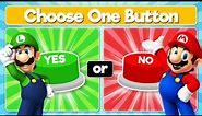 Choose One Button | Yes Or No Challenge | Super Mario Bros.
