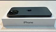 Black iPhone 15 Unboxing & First Impressions