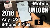How To Unlock iPhone 8 Plus from T-Mobile to any carrier