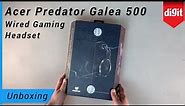 Acer Predator Galea 500 Headset Unboxing