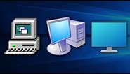 Windows Icon Evolution: My Computer