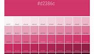 Pantone 18-2043 Tcx Raspberry Sorbet Color | Hex color Code #D2386C  information | Hex | Rgb | Pantone