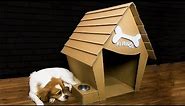 How to Make Amazing Puppy Dog House From Cardboard Diy By King OF Crafts