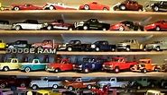 Diecast model American pickup truck collection