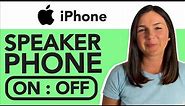 iPhone: How to Turn Speaker Phone on and off While on a Phone Call