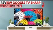 REVIEW GOOGLE TV SHARP 42 INCH | TAMPILAN BARU DENGAN SOUNDBAR| TERBARU 2023 || SHARP 2TC42EG1ISB
