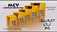 Full Plan- MCV BOX DESIGN - D8-D10-D12-D15-D18- MCV Modified Cerwin Vega- 2022