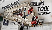 Hang your tools from thee Ceiling of your garage!