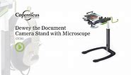Dewey the Document Camera Stand with microscope and light