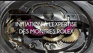 Initiation à l’expertise des montres Rolex.